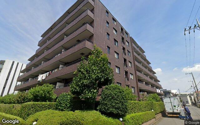 コスモ下総中山の外観（Googleストリートビュー）