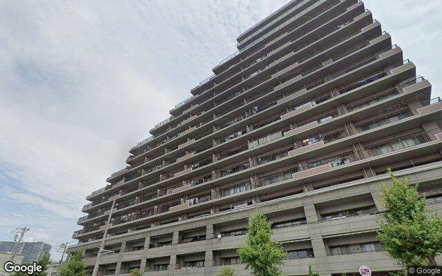 パークシティ検見川浜西の街の外観（Googleストリートビュー）