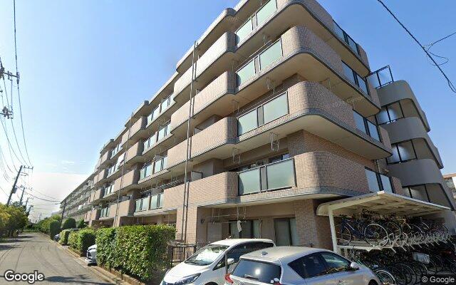 ペルル谷津の外観（Googleストリートビュー）