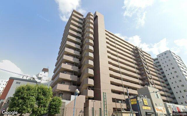 ライオンズプラザ北松戸の外観（Googleストリートビュー）