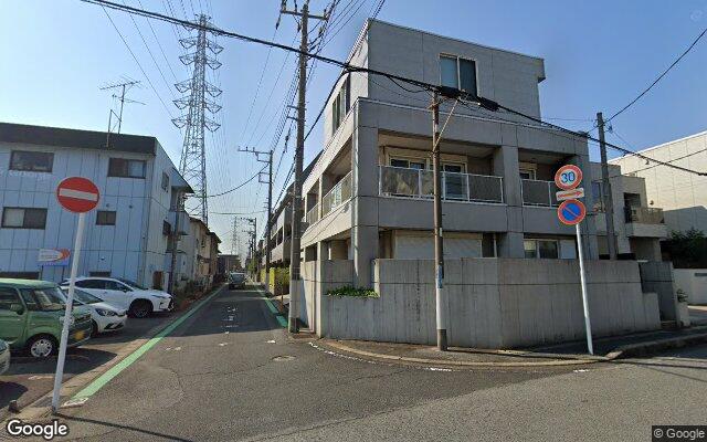 ベルメゾン幕張本郷の外観（Googleストリートビュー）