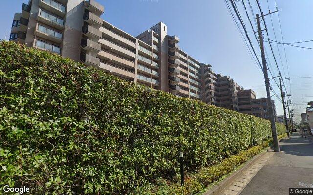 ライオンズプラザ本八幡の外観（Googleストリートビュー）