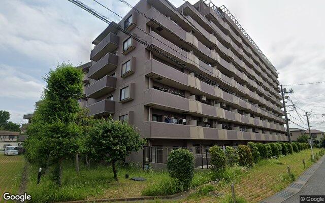 ダイアパレス稲毛緑園都市A棟の外観（Googleストリートビュー）