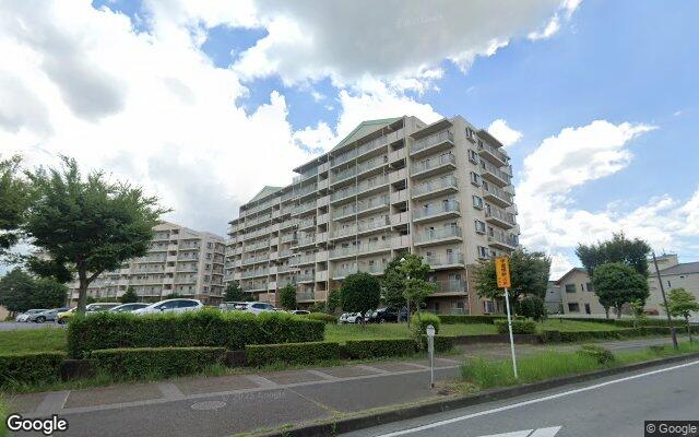 オーベル牧の原1号棟グリーニア緑の棟の外観（Googleストリートビュー）