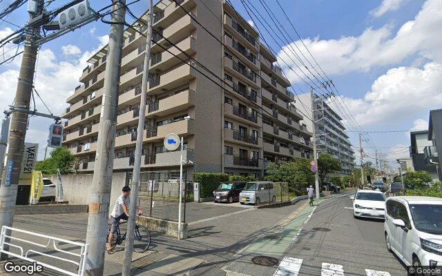 市川東パークホームズの外観（Googleストリートビュー）