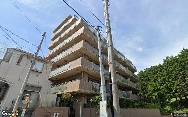 アルファグランデ津田沼の外観（Googleストリートビュー）