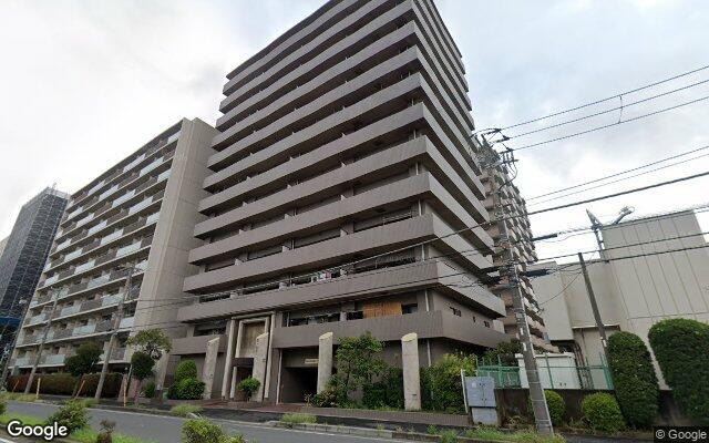 ヴィルヌーブ検見川浜の外観（Googleストリートビュー）