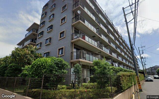 ライオンズガーデン津田沼の外観（Googleストリートビュー）