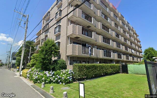 ライオンズマンション千葉山王第2の外観（Googleストリートビュー）