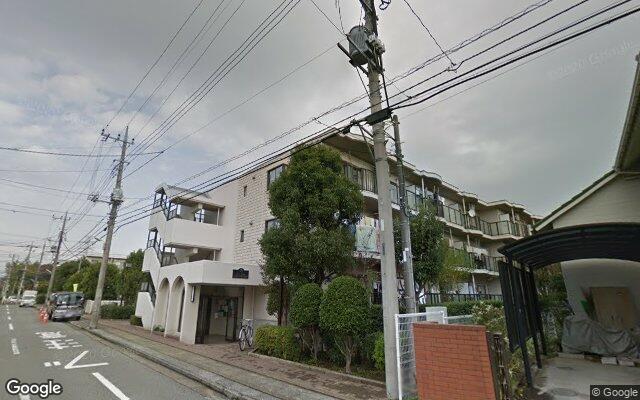 ビューパレー野田梅郷Aの外観（Googleストリートビュー）