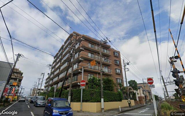 ライオンズマンション京成大久保の外観（Googleストリートビュー）