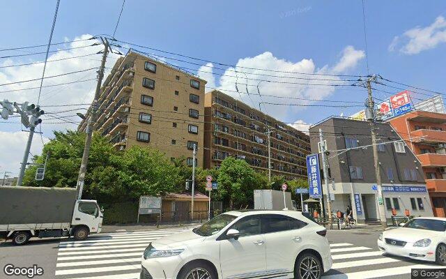 ライオンズマンション市川本八幡の外観（Googleストリートビュー）