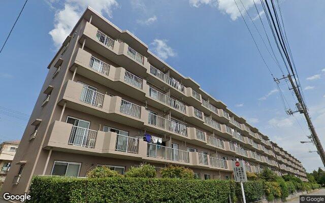 津田沼ハイツB棟の外観（Googleストリートビュー）