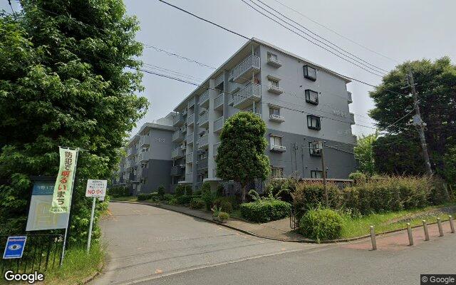 内野東団地の外観（Googleストリートビュー）