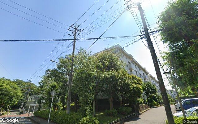 サニータウンにれの木台2-3号棟の外観（Googleストリートビュー）