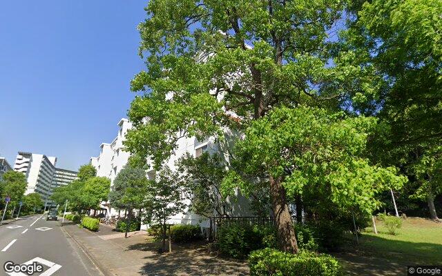 東急ドエル新検見川ビレジ9号棟の外観（Googleストリートビュー）