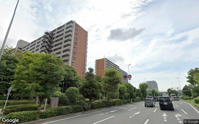 入船東エステート1号棟の外観（Googleストリートビュー）