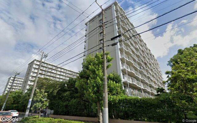 市川パークハイツA棟の外観（Googleストリートビュー）