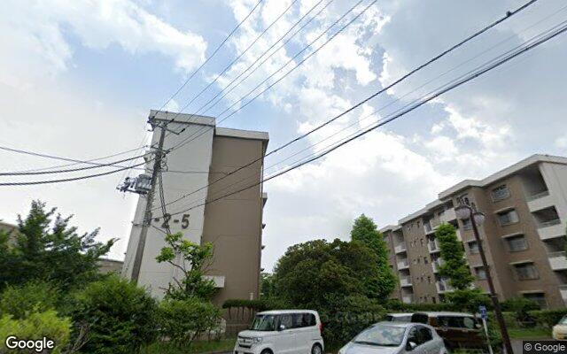 秋津第一団地の外観（Googleストリートビュー）