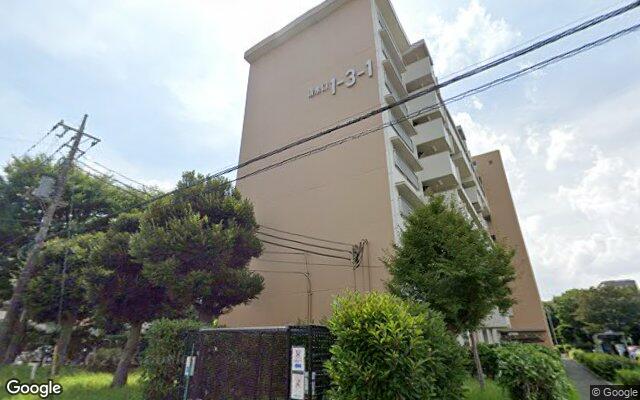 清水口第三住宅1-3-1号棟の外観（Googleストリートビュー）