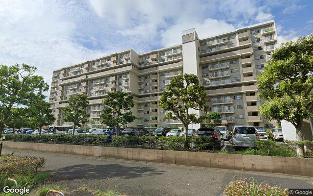 市川グリーンハイツB棟の外観（Googleストリートビュー）