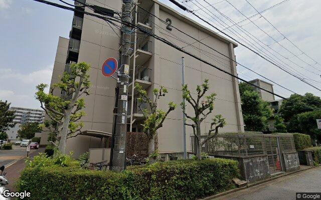 津田沼アカシアハイツ2号棟の外観（Googleストリートビュー）