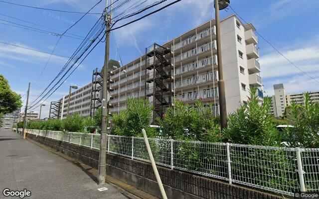 ルネ新行徳B棟の外観（Googleストリートビュー）