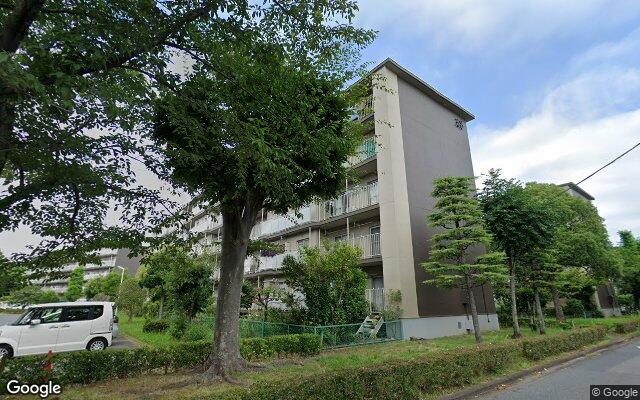 鎌ヶ谷グリーンハイツ38号棟の外観（Googleストリートビュー）