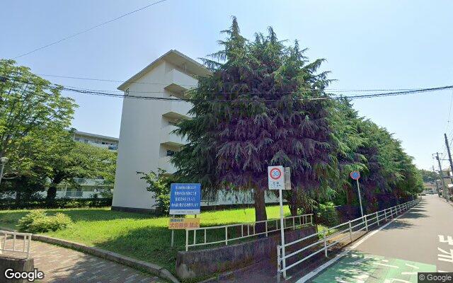 夏見台団地の外観（Googleストリートビュー）