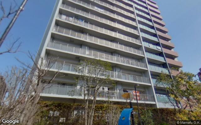 アサカレジデンスの外観（Googleストリートビュー）