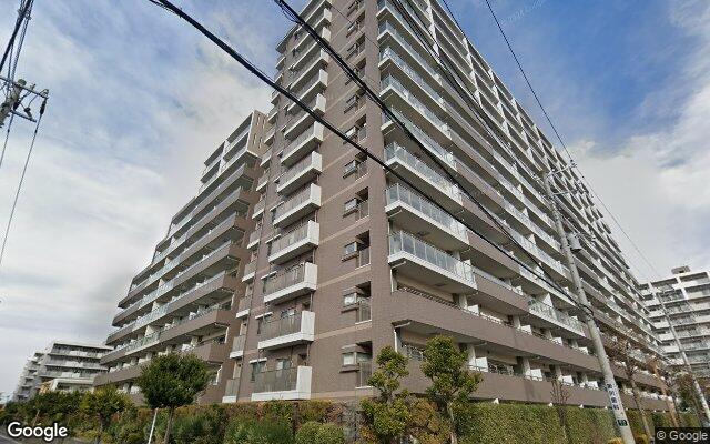 ライオンズステージ上福岡の外観（Googleストリートビュー）