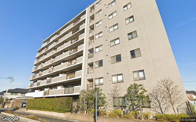 ウィズ新越谷の外観（Googleストリートビュー）