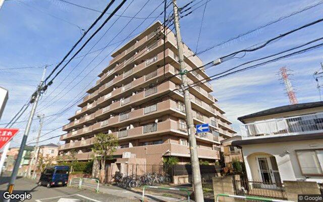 デュオコート南浦和彩の杜の外観（Googleストリートビュー）