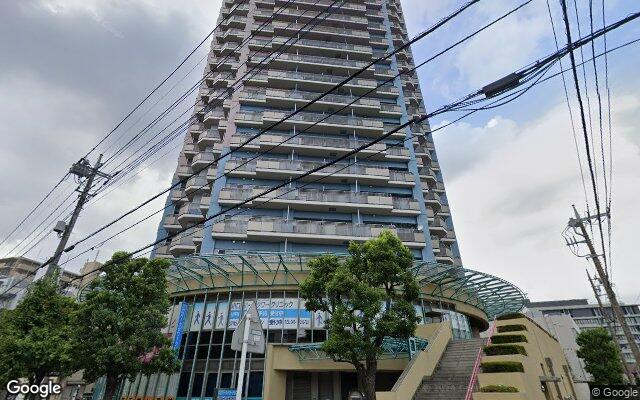 川口パークタワーの外観（Googleストリートビュー）