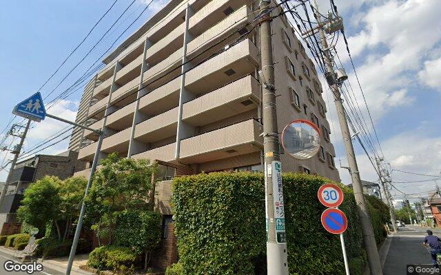 コスモ川口パークサイドスクエアの外観（Googleストリートビュー）