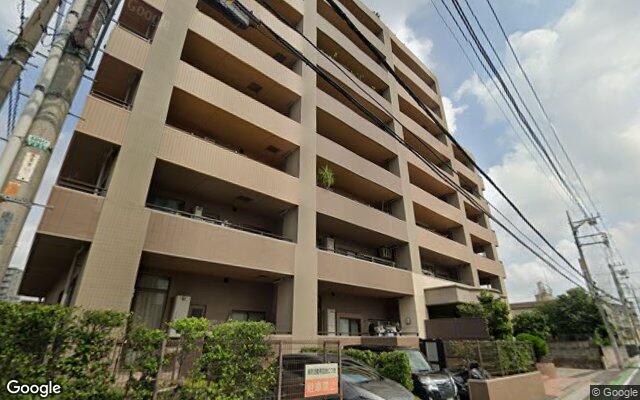 レクセルマンション谷塚第3の外観（Googleストリートビュー）