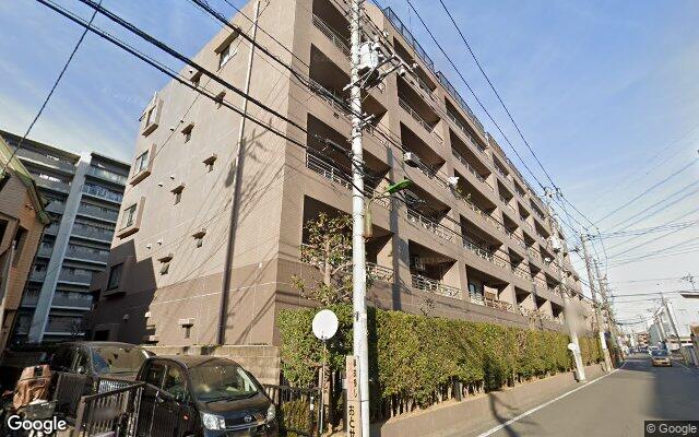 レクセルガーデン朝霞の外観（Googleストリートビュー）