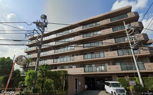 レクセルガーデン谷塚の外観（Googleストリートビュー）