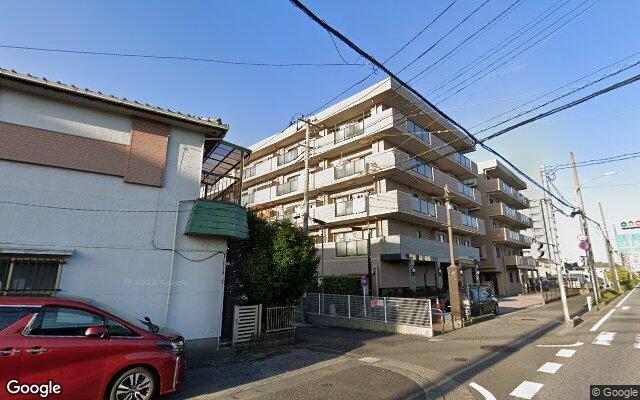 レクセルマンション谷塚第2の外観（Googleストリートビュー）