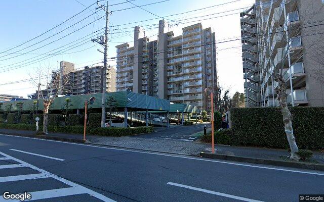 エステスクエアふじみ野B号棟の外観（Googleストリートビュー）