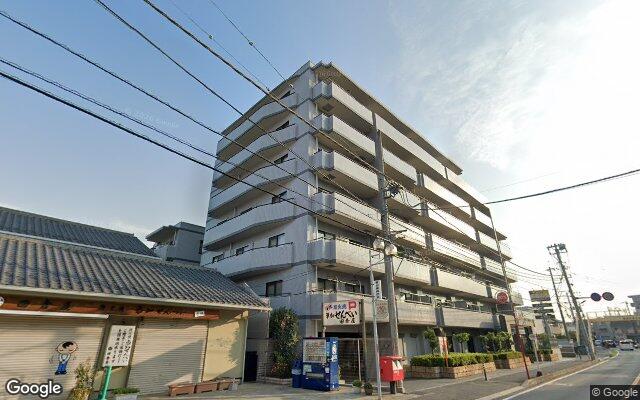 ライフピア草加2の外観（Googleストリートビュー）