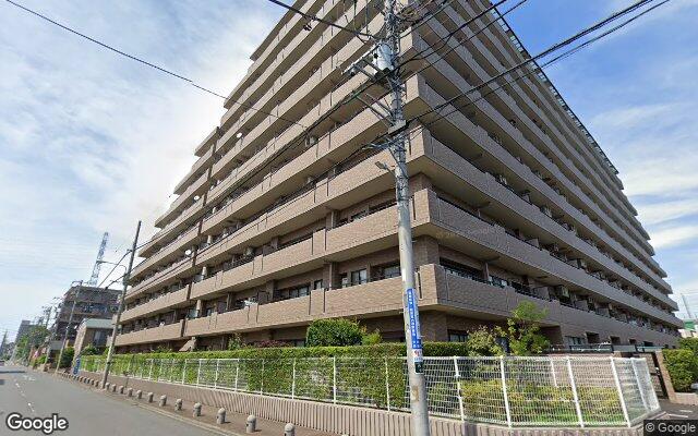 ライオンズガーデン武蔵浦和の外観（Googleストリートビュー）