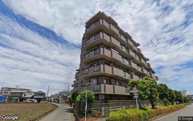 ライオンズガーデン東所沢の外観（Googleストリートビュー）