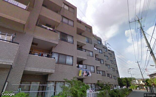 春日部パークホームズの外観（Googleストリートビュー）