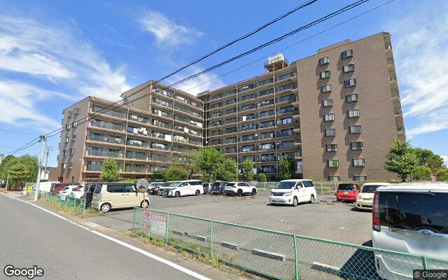 朝日プラザガーデンシティ新越谷の外観（Googleストリートビュー）
