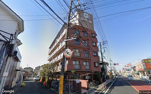 セザール川越笠幡の外観（Googleストリートビュー）