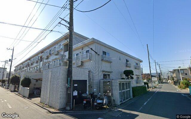 コスモ浦和原山ウエストウイングの外観（Googleストリートビュー）