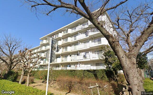 三郷早稲田団地6-5-1号棟の外観（Googleストリートビュー）