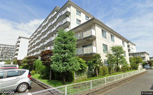 コーポ南越谷B棟の外観（Googleストリートビュー）