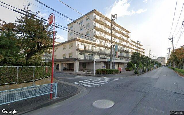 コーポ南越谷A棟の外観（Googleストリートビュー）